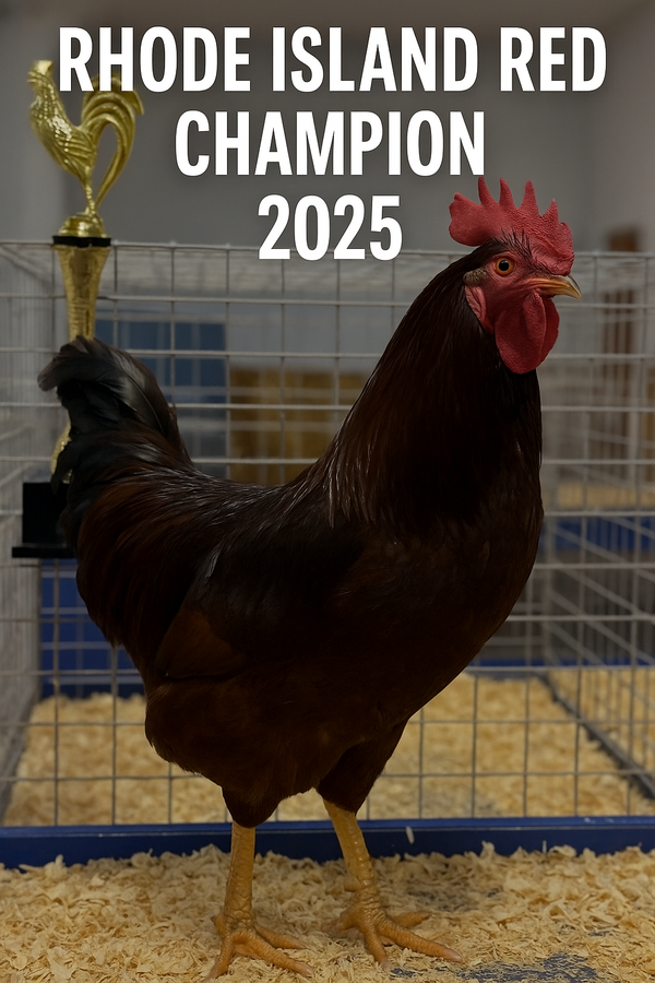 We Brought Home First Prize for Rhode Island Red! 🏆🐓 #KPPU2025