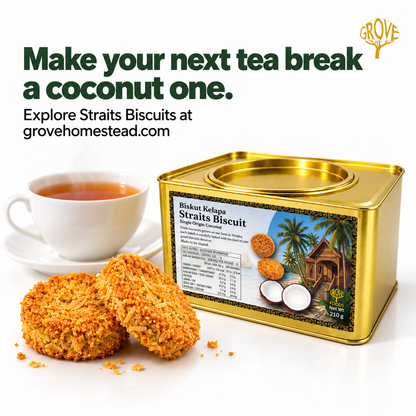 Straits Coconut Biscuits – 210g Gift Tin